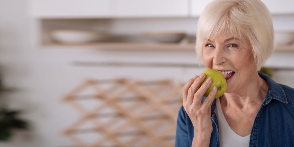 zirconia dental implants patient eating