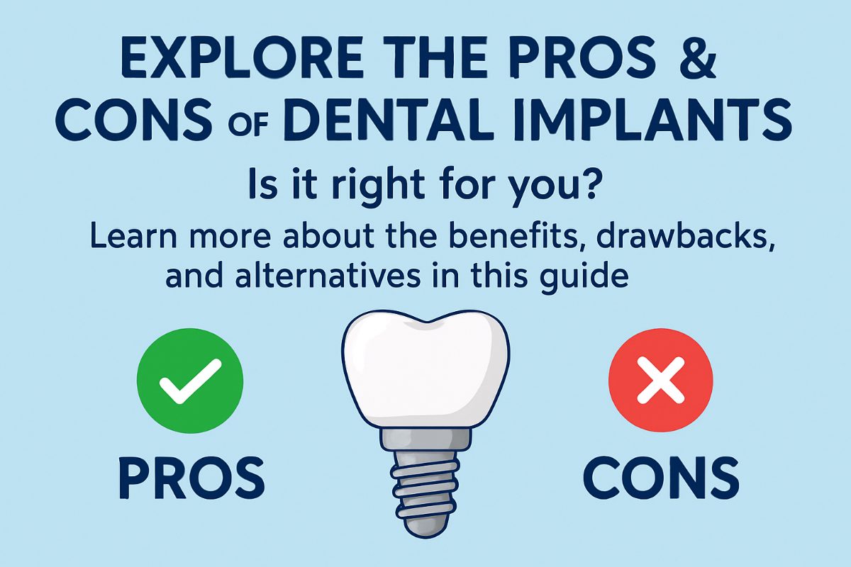 Pros And Cons Of Dental Implants – Are They Right For You?